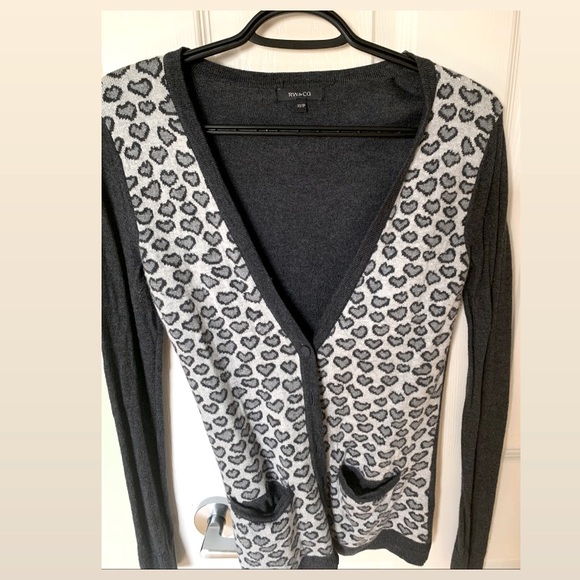 Grey soft cotton cardigan - Picture 1 of 2